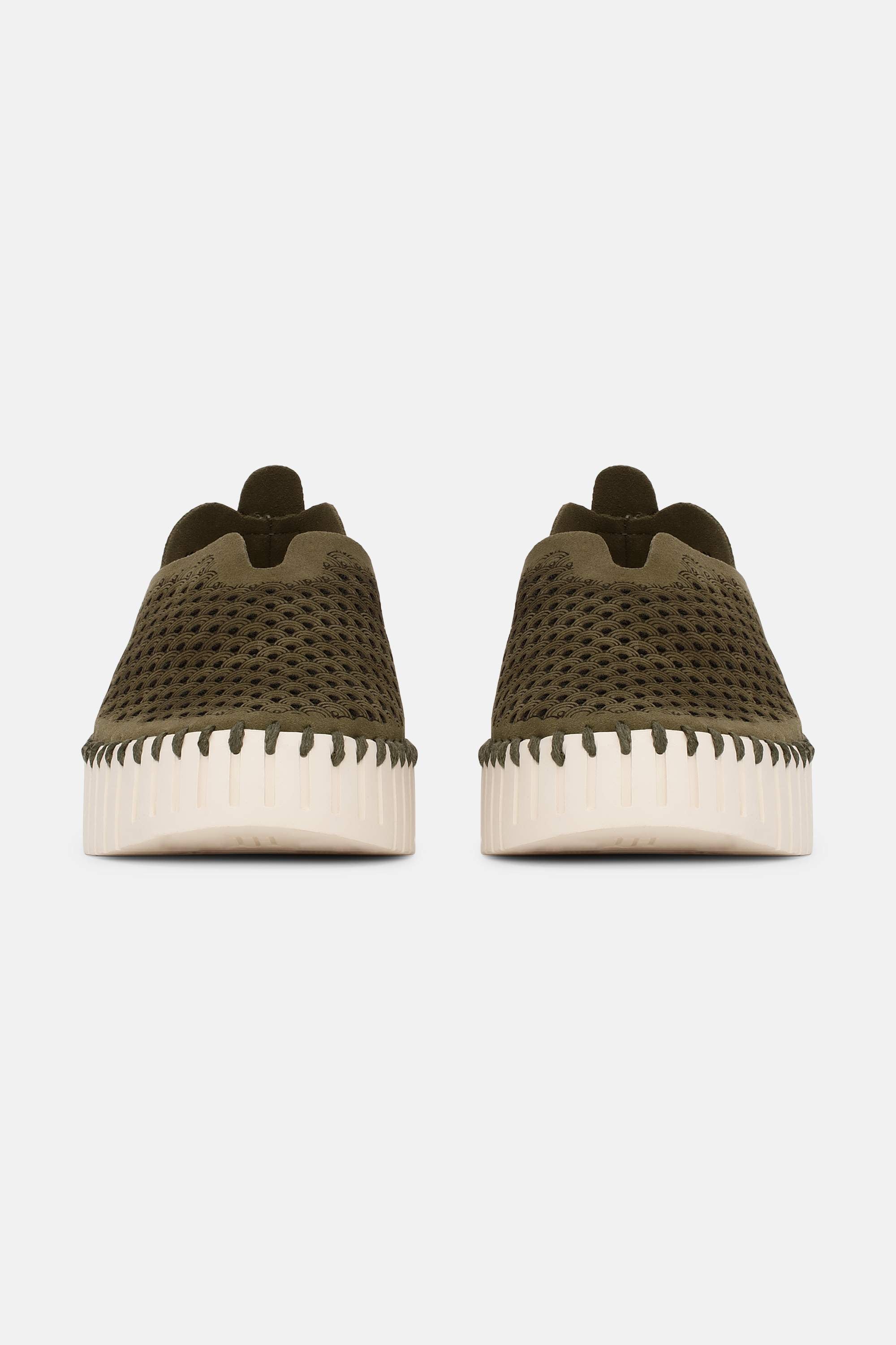 Tulip Zapatos Planos con Plataforma - Deep Olive